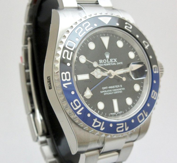 Rolex Gmt-master Ii Batman Nos Full Stickers 116710blnr