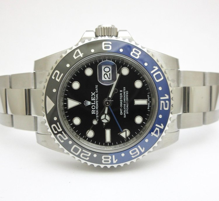 Rolex Gmt-master Ii Batman Nos Full Stickers 116710blnr