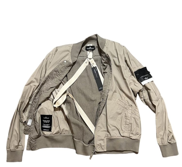 Stone Island Shadow Project Hd Pelle Ovo Cotton-tc Jacket
