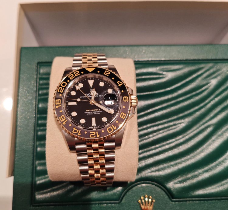 Rolex Gmt-master Ii Black 2023 Full Set Neuwertiger Zustand Frankfurt Wempe Gekauft