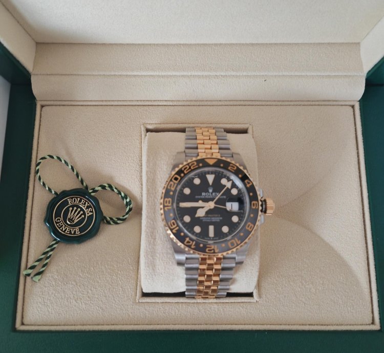 Rolex Gmt-master Ii Black 2023 Full Set Neuwertiger Zustand Frankfurt Wempe Gekauft