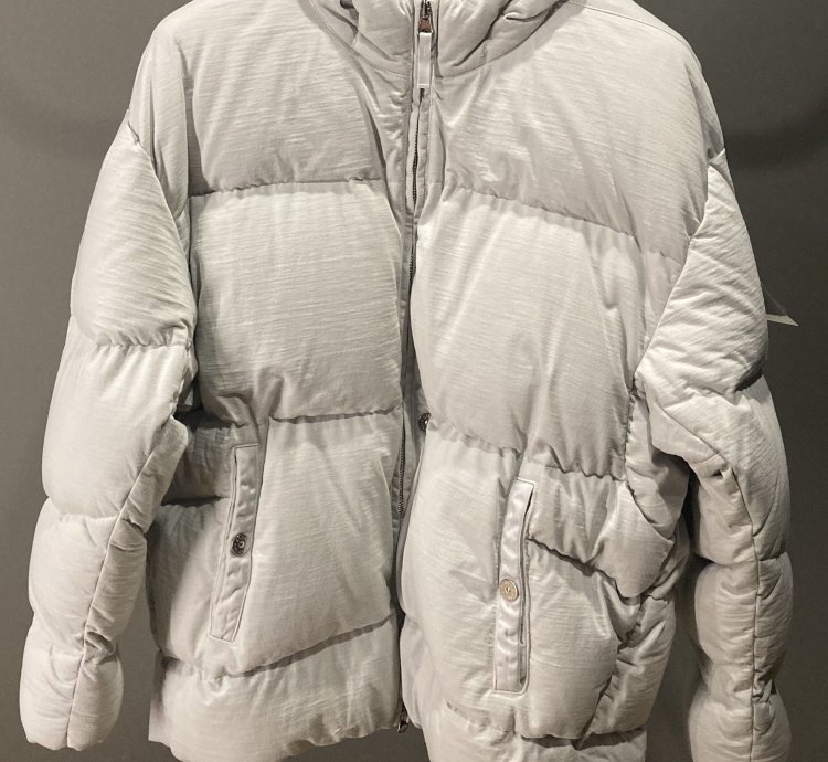 Stone Island Shadow Project Hooded Down-padded Jacket White