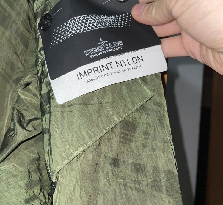 Stone Island Shadow Project Imprint Nylon Colaress