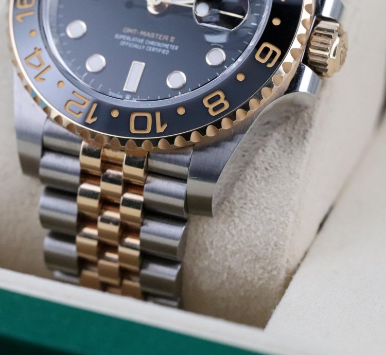 Rolex Gmt-master Ii Bumblebee 2025 Complete Set Zombie Two Tone 40mm Steel Gold 126713 Grnr
