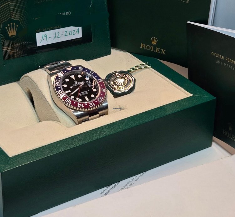 Rolex Gmt-master Ii Full Set Dicembre 2024 Mai Indossato