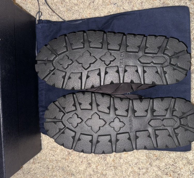 Prada Quilted Nylon Slippers