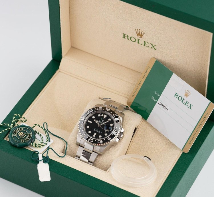 Rolex Gmt-master Ii Full Set Lc100 Stickered 2019 - 116710ln