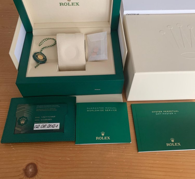 Rolex Gmt-master Ii Full Set Mit Erstkaufrechnung Neu Ungetragen