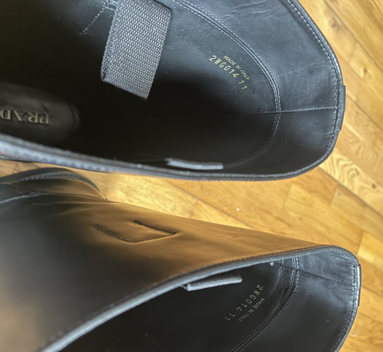 Prada Raf Simons Fall 2022 Leather Boot