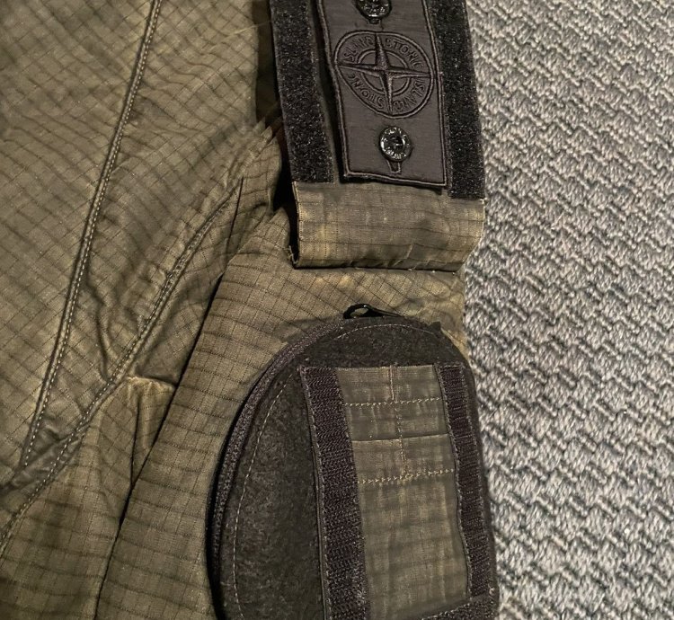 Stone Island Shadow Project Modular Grid Bomber