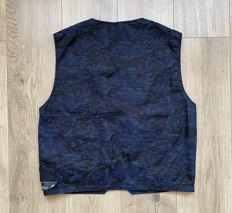 Stone Island Shadow Project Multi Zip Technical Cargo Vest