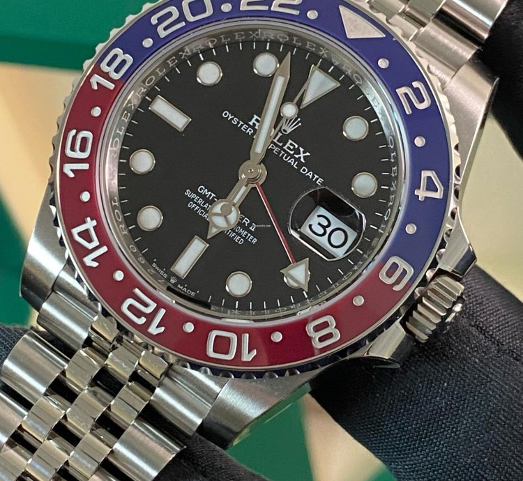 Rolex Gmt-master Ii Full Stickers 2022 New Gmt-master Ii Pepsi Steel Jubilee 126710blro Full Set