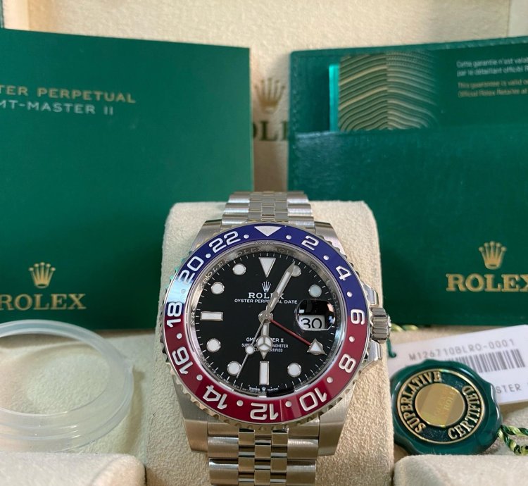 Rolex Gmt-master Ii Full Stickers 2022 New Gmt-master Ii Pepsi Steel Jubilee 126710blro Full Set
