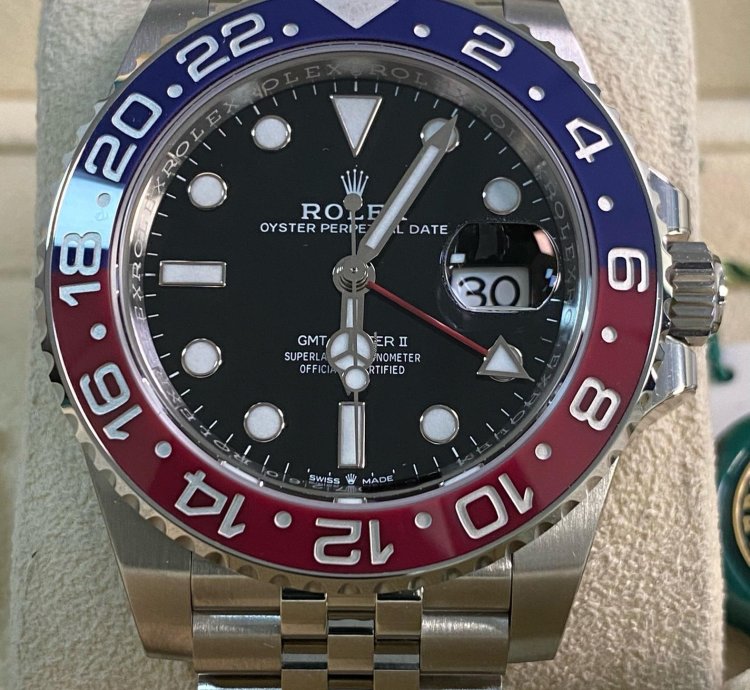 Rolex Gmt-master Ii Full Stickers 2022 New Gmt-master Ii Pepsi Steel Jubilee 126710blro Full Set