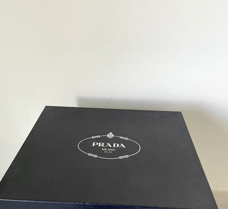 Prada Re-nylon Leather Zip Pocket Combat Boots Size 9 Us