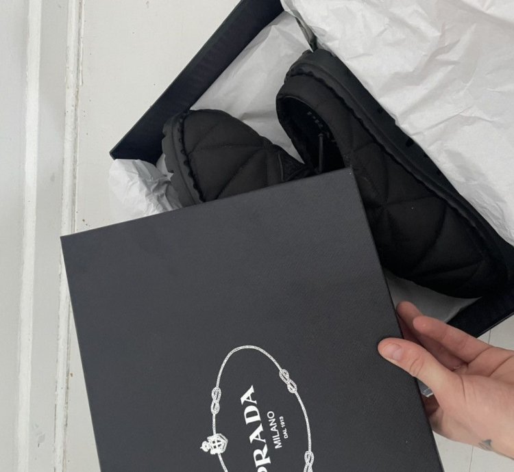 Prada Re-nylon Rush Quilted Slipper Mules