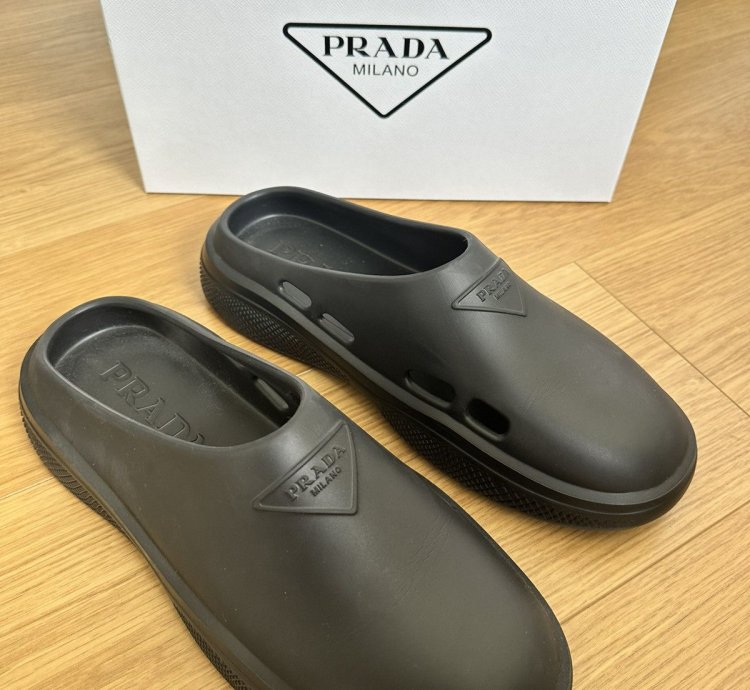 Prada Rubber Mules Mellow Mule