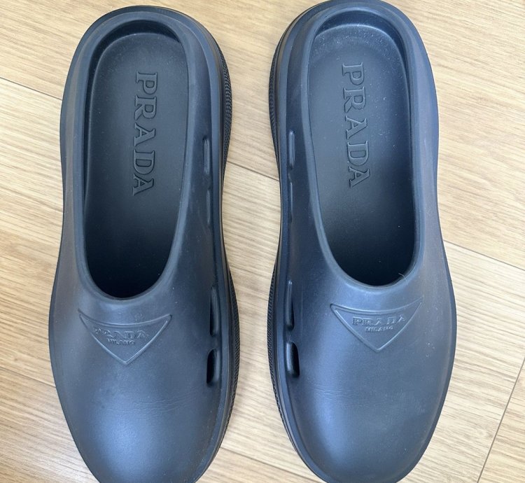Prada Rubber Mules Mellow Mule