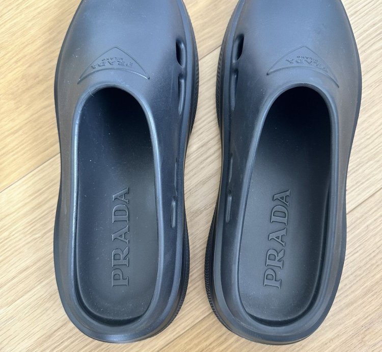 Prada Rubber Mules Mellow Mule