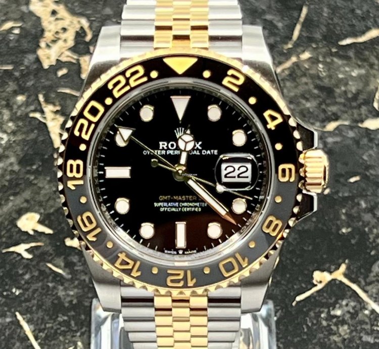 Rolex Gmt-master Ii New 2025 - Gmt-master Ii - 126713grnr - Steel Gold