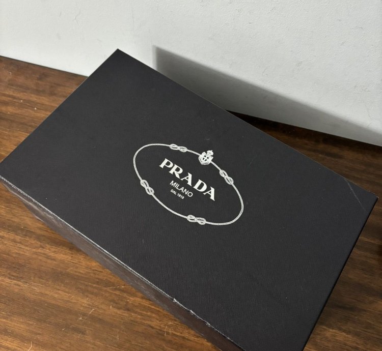 Prada Saffiano Logo Penny Loafers