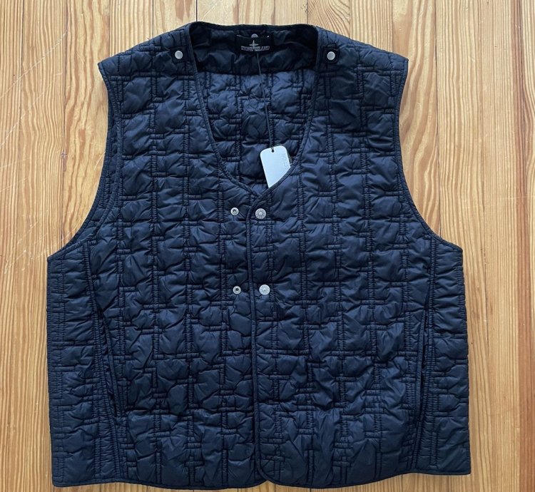 Stone Island Shadow Project Quilted Vest Black