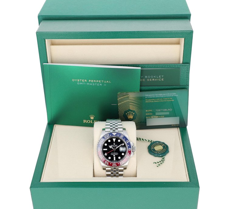 Rolex Gmt-master Ii New 2025 126710blro Pepsi Jubilee Steel 40 Mm