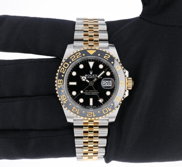 Rolex Gmt-master Ii New 2025 126713grnr Jubilee Yellow Gold Steel 40 Mm