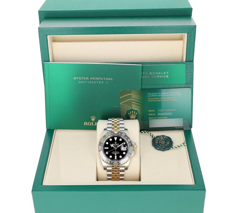 Rolex Gmt-master Ii New 2025 126713grnr Jubilee Yellow Gold Steel 40 Mm