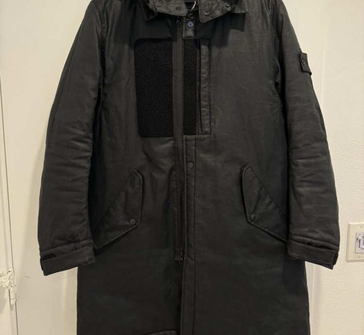 Stone Island Shadow Project Rubberized Linen Parka