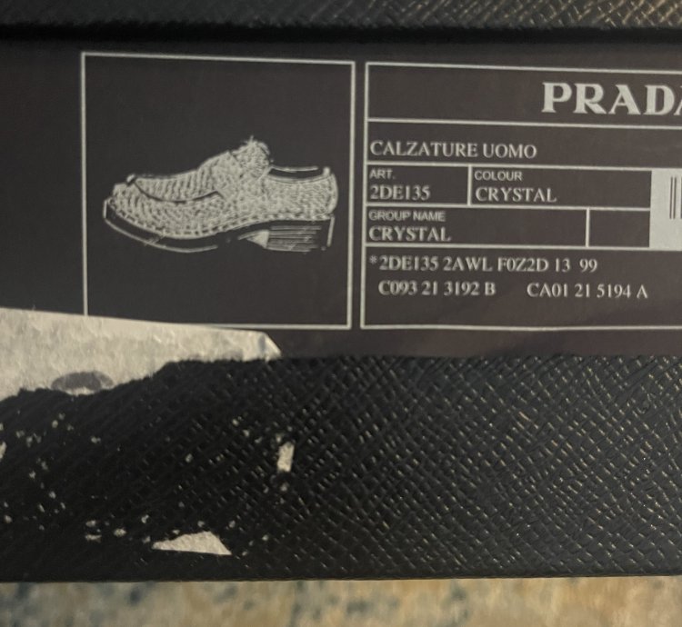 Prada Sayin Loafer With Crystal