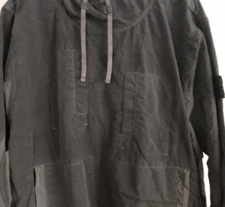 Stone Island Shadow Project Striped Nylon Metal Jacket