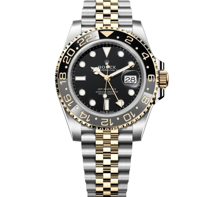 Rolex Gmt-master Ii New 2025 Jubilee Bracelet Two Tone Yellow Gold Black Gray Ceramic Bezel 40mm