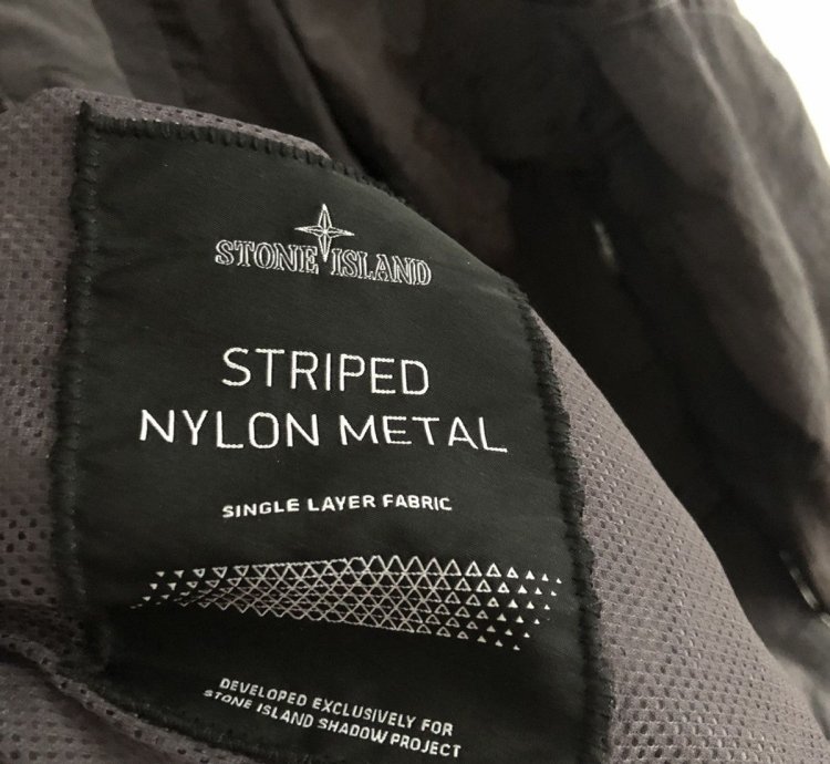Stone Island Shadow Project Striped Nylon Metal Jacket