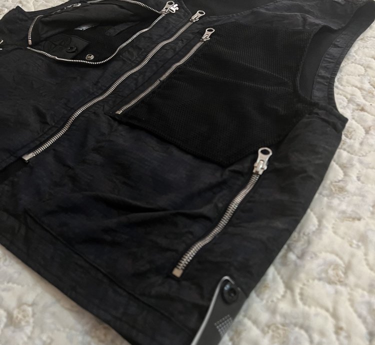 Stone Island Shadow Project Utility Vest Black Ss23 Gilet