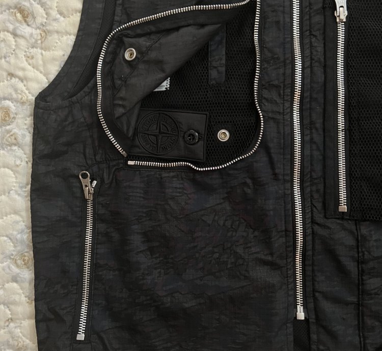 Stone Island Shadow Project Utility Vest Black Ss23 Gilet