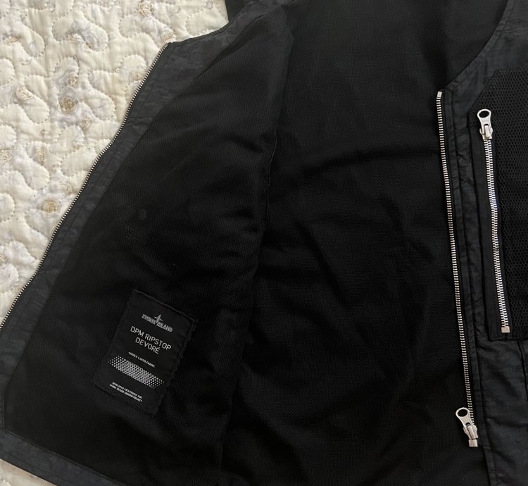 Stone Island Shadow Project Utility Vest Black Ss23 Gilet