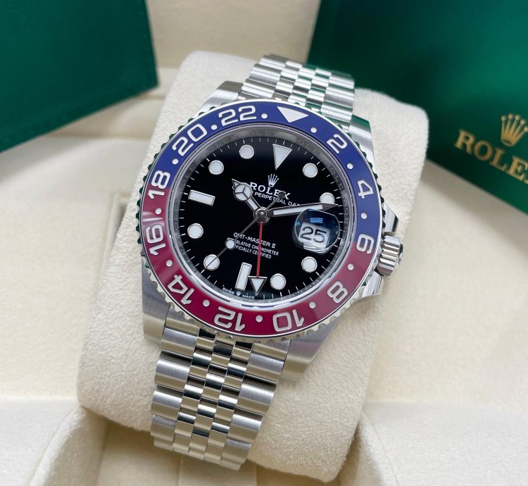 Rolex Gmt-master Ii New Gmt-master Ii 126710blro 40mm Stainless Steel Pepsi Jubilee Bracelet