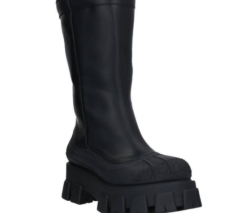 Prada Shearling Monilith Boots