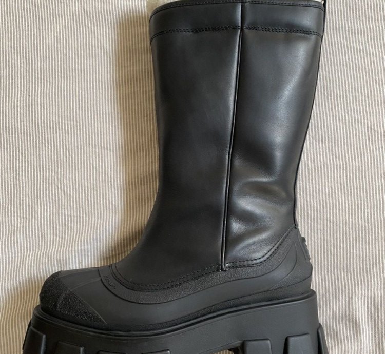 Prada Shearling Monilith Boots