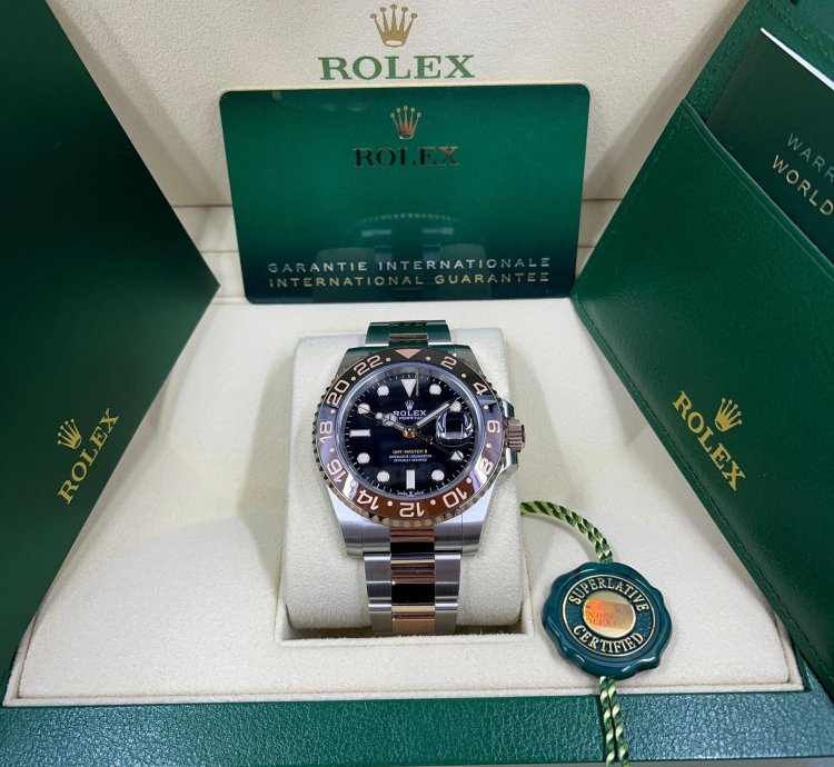 Rolex Gmt-master Ii New Gmt-master Ii 126711chnr Rootbeer Steel Everose Rose Gold