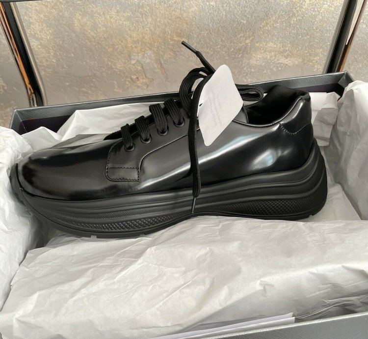 Prada Shoes Sneaker 9 New Men 100 Authentic