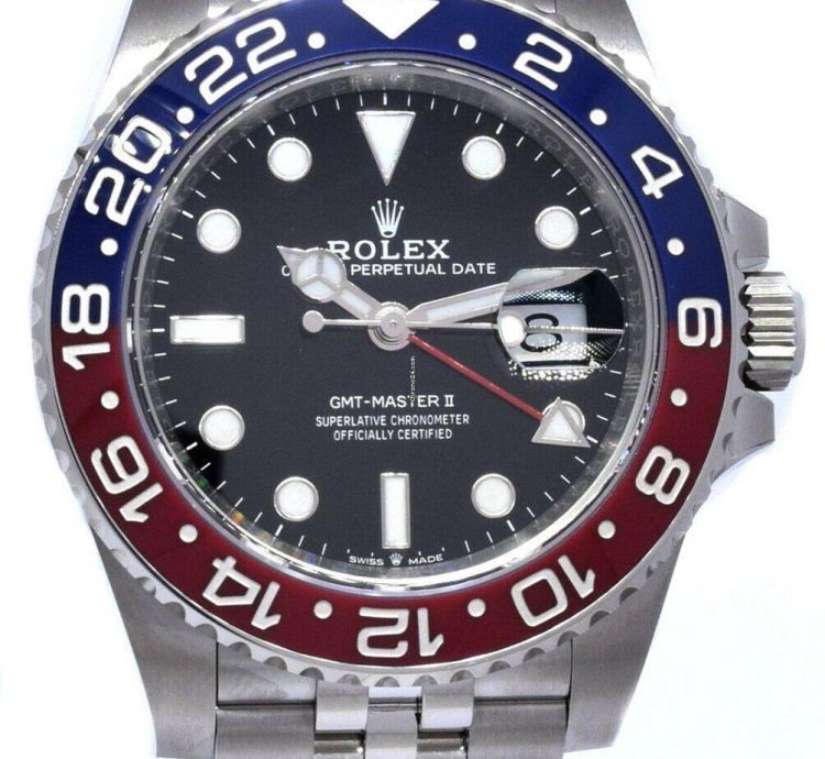 Rolex Gmt-master Ii New Rolex Gmt-master Ii Steel Ceramic Pepsi Jubilee Watch 23 126710blro