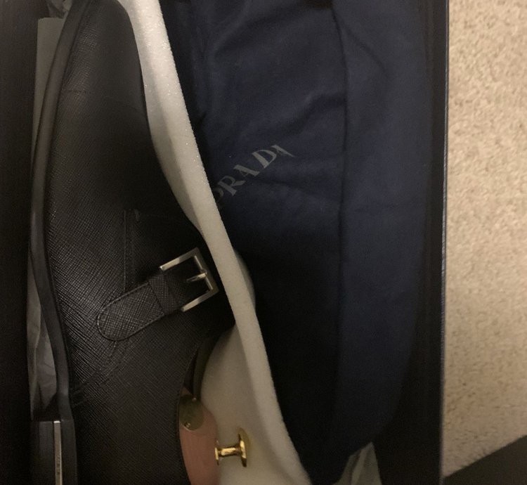 Prada Single Monk Dress Shoe