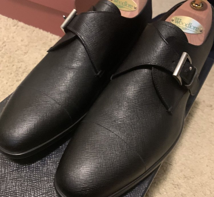 Prada Single Monk Dress Shoe