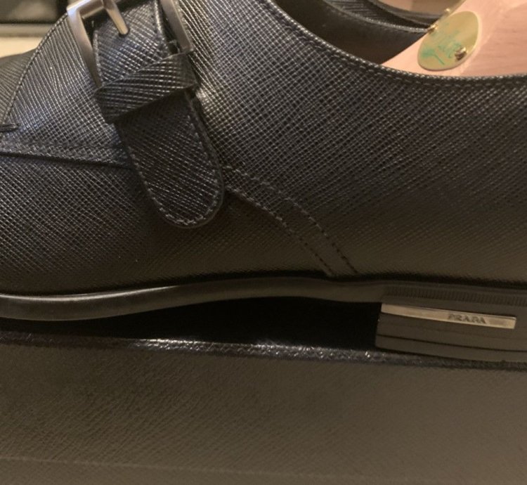 Prada Single Monk Dress Shoe