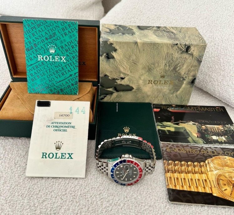 Rolex Gmt-master Ii Nos Mai Indossato Full Set