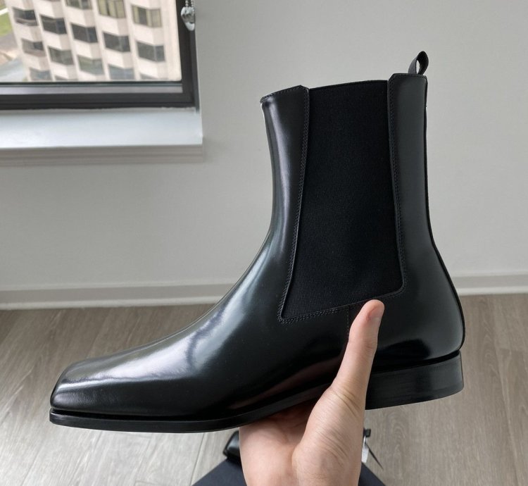 Prada Spazzolato Fume Boots