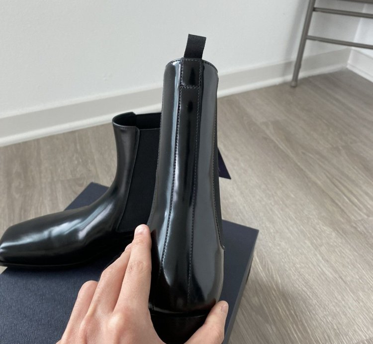 Prada Spazzolato Fume Boots