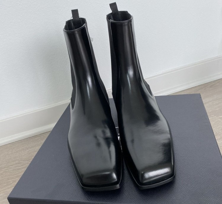 Prada Spazzolato Fume Boots